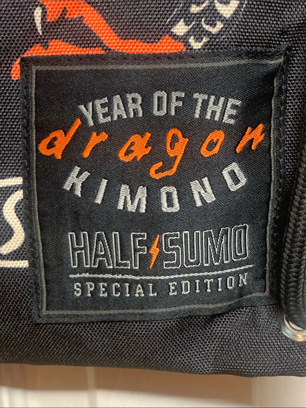 Half Sumo Collective 2024 Dragon Drawstring Gym Bag Backpack Unisex Streetwear